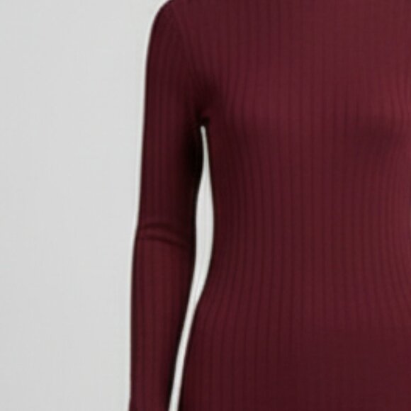 NWT 41 Hawthorn Turtleneck Top Burgundy M - Picture 5 of 11